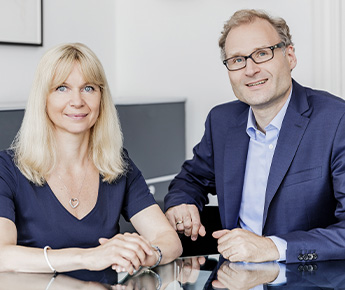Manuela Thamm und Christian Krant, Geschäftsführer der Ernst G. Hachmann GmbH